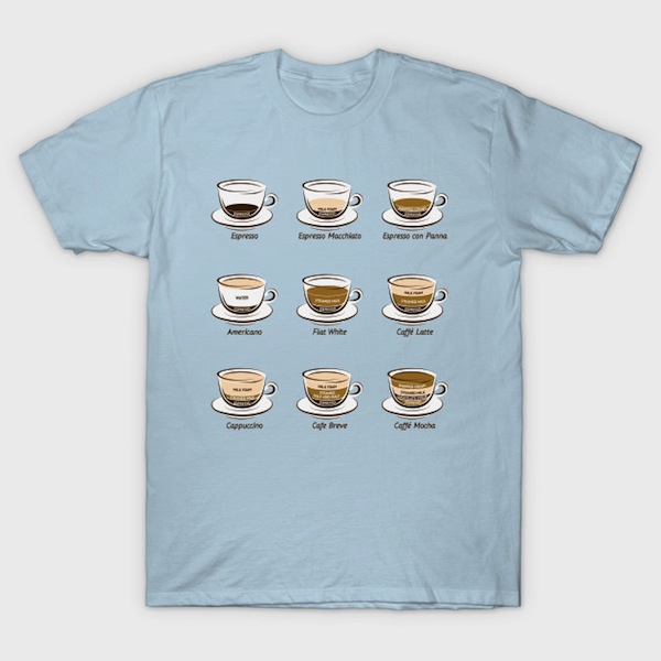 Coffee chart T-Shirt