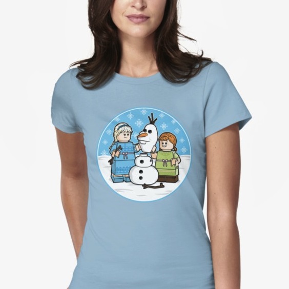 Want to Build a Snowman Lego Tee