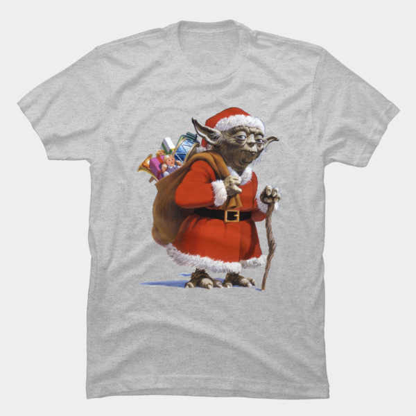 Santa Yoda Christmas T-Shirts