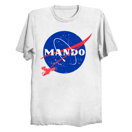 Mando v.2 - Mandalorian T-Shirts by Dr.Monekers