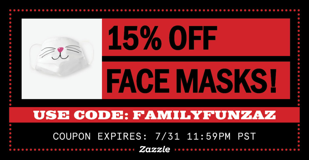15% OFF GRAPHIC FACE MASKS!